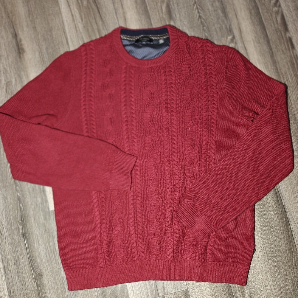 Ted Baker London cable knit sweater Size 6‎ Mens Long Sleeves